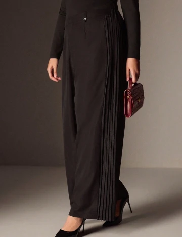 Pantaloni SHEIN CURVE, negru