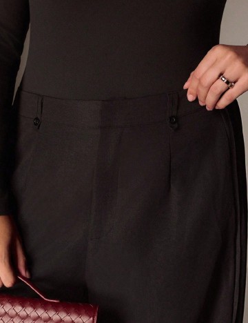 Pantaloni SHEIN CURVE, negru