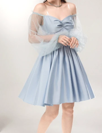 Rochie scurta SHEIN, bleu