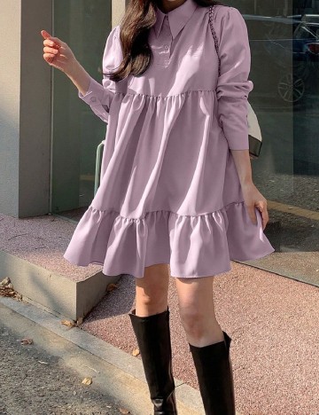 
						Rochie scurta Dazy, lila