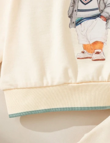 Compleu Shein Kids, crem