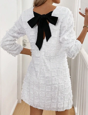 Rochie scurta SHEIN, alb