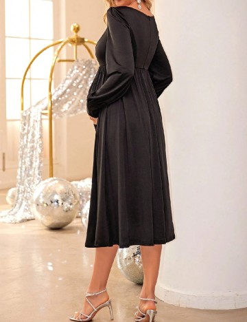 Rochie medie SHEIN Maternity, negru