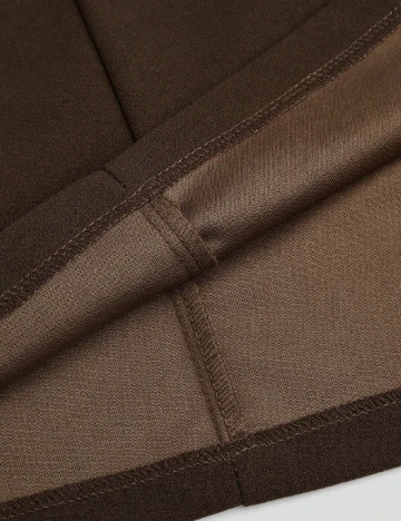 Rochie scurta SHEIN CURVE, maro