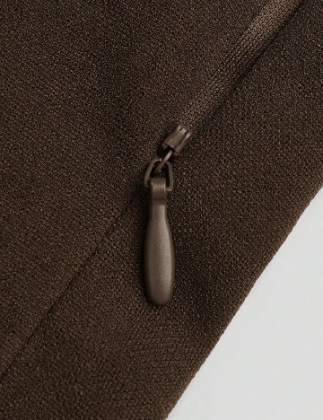 Rochie scurta SHEIN CURVE, maro