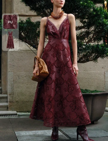 Rochie lunga Anewsta, visiniu