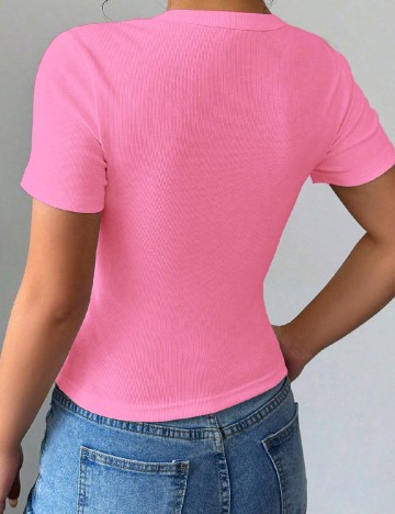 Tricou SHEIN, roz