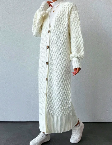 Cardigan SHEIN, ecru