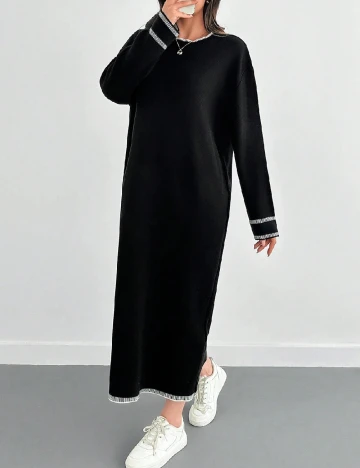 Rochie lunga SHEIN CURVE, negru