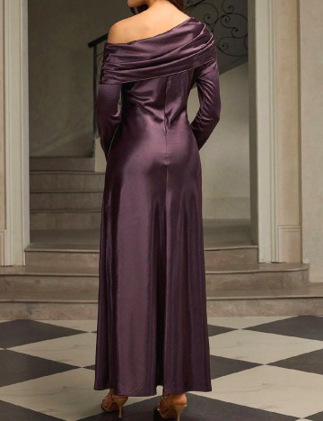 Rochie lunga Zeylah, mov