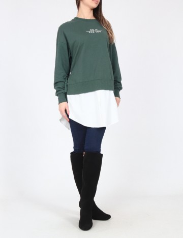 Bluza Bershka, verde