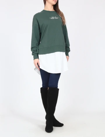 Bluza Bershka, verde
