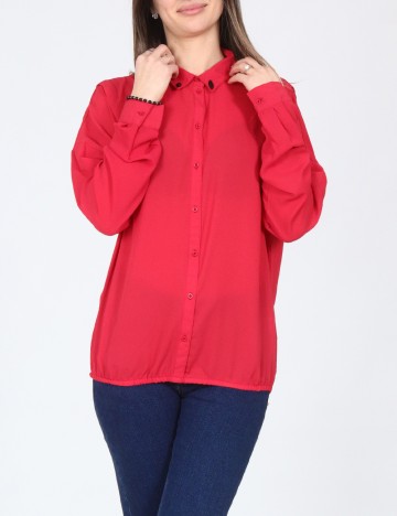 
						Camasa Bershka, rosu