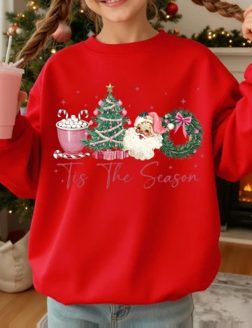 Bluza Shein Kids, rosu