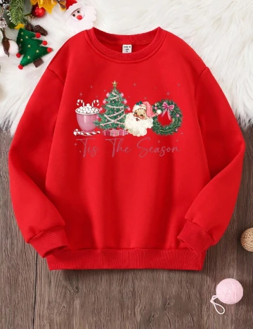 Bluza Shein Kids, rosu