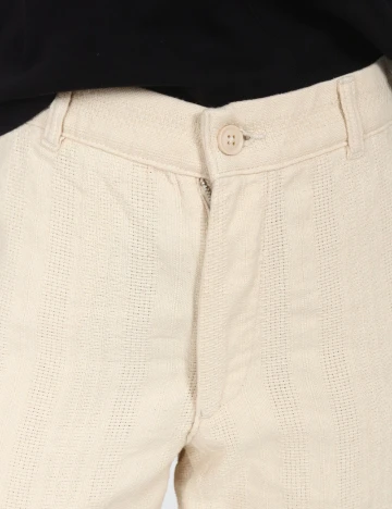 Pantaloni Zara, crem