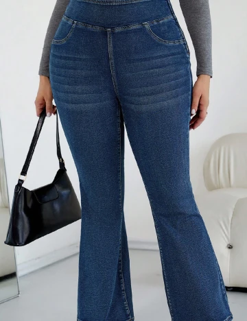 Blugi SHEIN CURVE, albastru