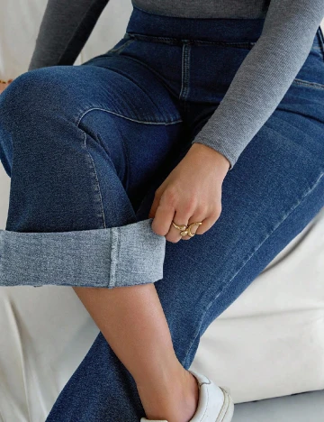 Blugi SHEIN CURVE, albastru