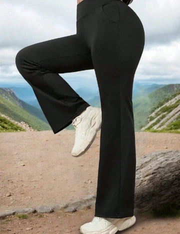 Pantaloni SHEIN, negru