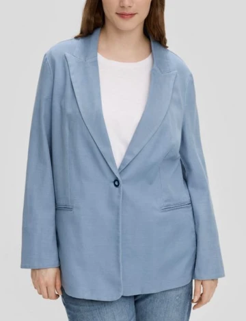 Sacou s.Oliver Plus Size, albastru