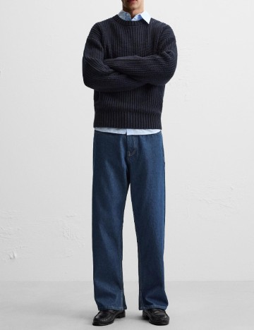 
						Blugi Zara, bleumarin