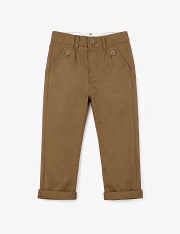 Pantaloni Zara, maro