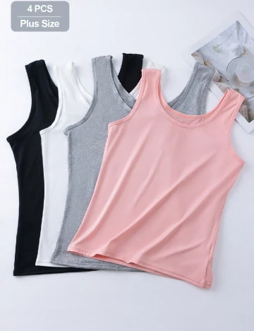 Set Maiouri 4 bucati SHEIN CURVE, mix culori