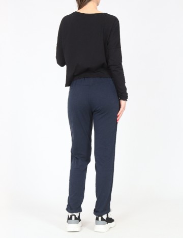 Pantaloni Pull&Bear, albastru