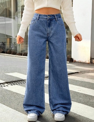 Blugi Forever 21, albastru