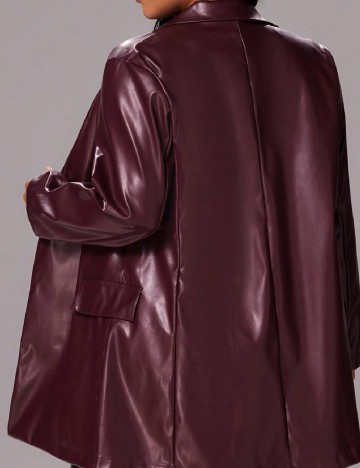 Sacou SHEIN CURVE, pruna