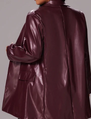 Sacou SHEIN CURVE, pruna