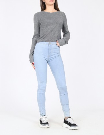 
						Blugi Bershka, albastru