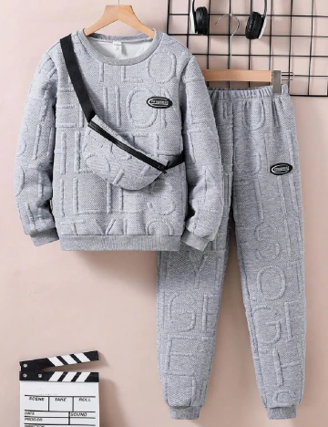 Compleu Shein Kids, gri