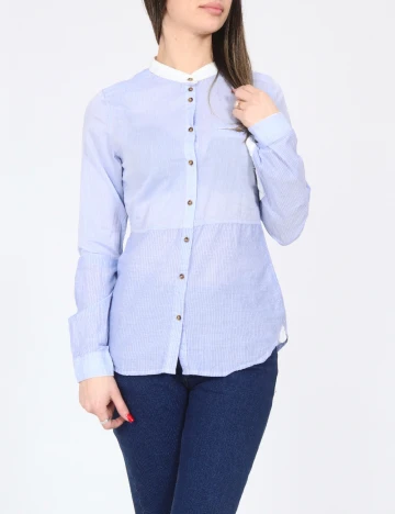 Camasa Bershka, albastru