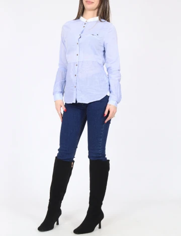 Camasa Bershka, albastru