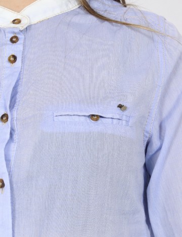 Camasa Bershka, albastru