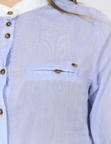 Camasa Bershka, albastru