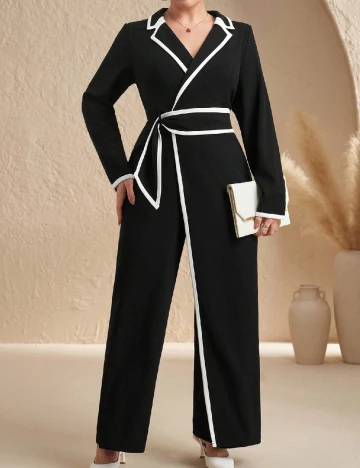 Salopeta SHEIN CURVE, negru