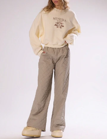 Pantaloni Musera, gri