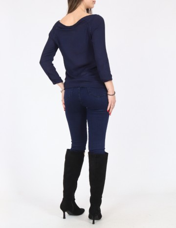 Bluza Bershka, bleumarin