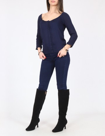 Bluza Bershka, bleumarin