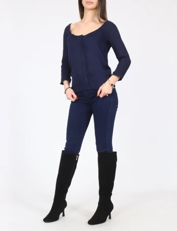 Bluza Bershka, bleumarin