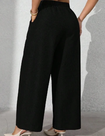 Pantaloni SHEIN CURVE, negru