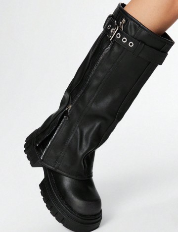 Cizme Romwe, negru