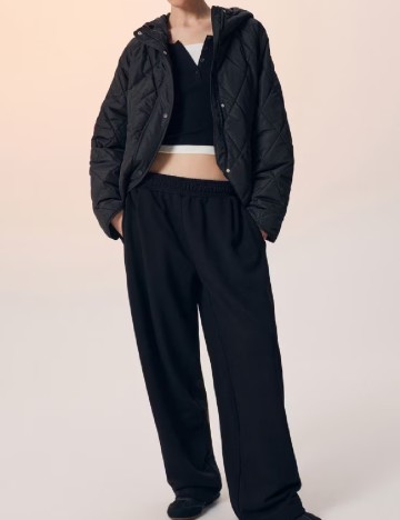 
						Geaca House Brand, negru