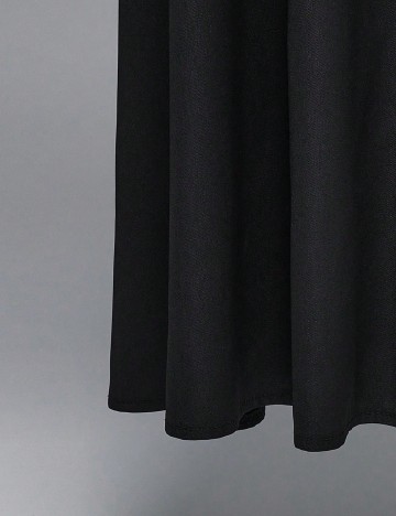 Fusta Romwe Plus Size, negru