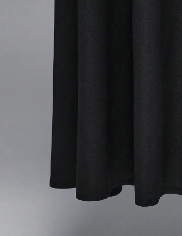 Fusta Romwe Plus Size, negru