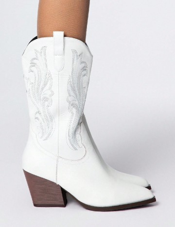 Cizme SHEIN, alb