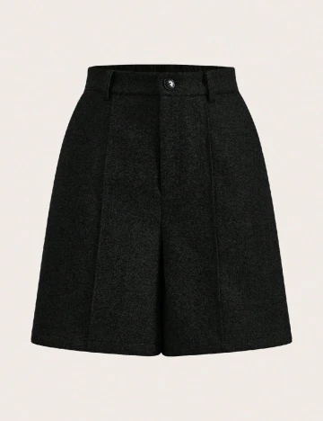 Pantaloni scurti SHEIN, negru