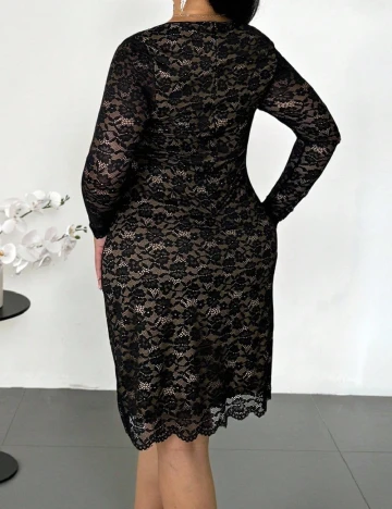 Rochie medie SHEIN CURVE, negru